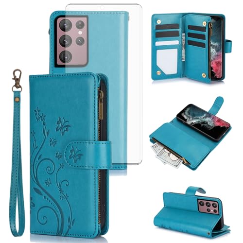 Coque Samsung S22 Ultra YM020 Bleu pour cadre dynamique
