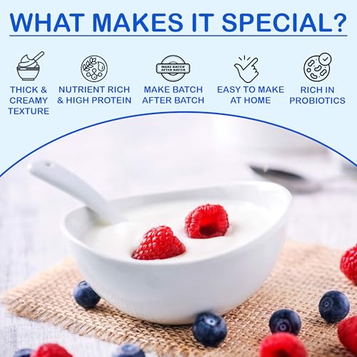 Image of Alla's Posh Flavors Bulgarian Yogurt Starter Culture | Plain | Gluten-Free | Foil Sachets | Non-GMO | 100% Vegetarian | Make Natural Probiotic Yogurt at Home