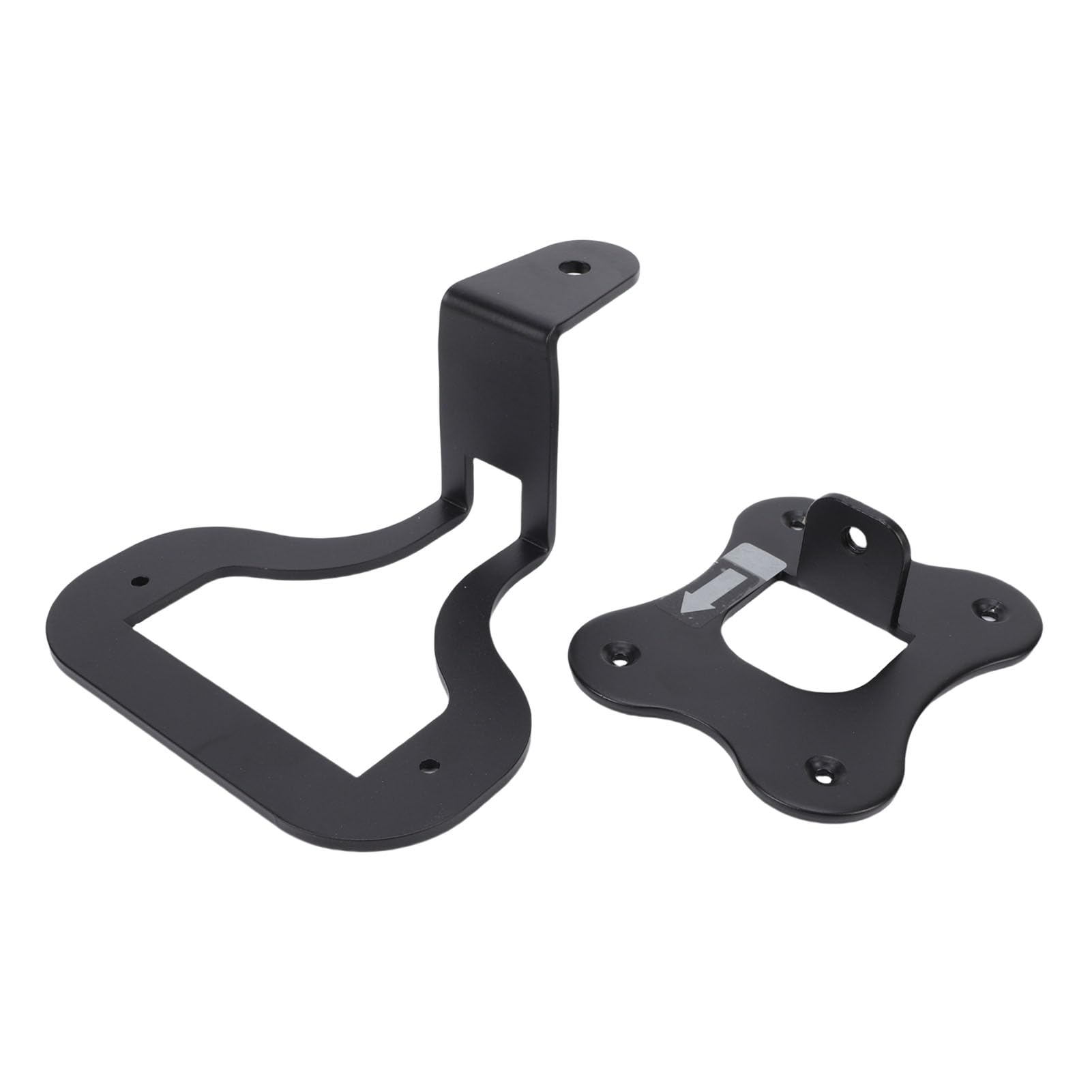 Soportes de Pared para Altavoces de Metal, Soporte de Montaje para Altavoz de Sonido Envolvente, Soporte Giratorio Ajustable, Ideal para Enchant (Black)
