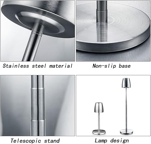 Miniatura 3 de Ceniceros de acero inoxidable con tapa, ceniceros ajustables para el suelo, para interiores y exteriores, resistentes al viento, a prueba de lluvia,