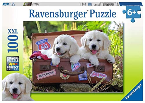 Ravensburger Kinderpuzzle - 10538 Verschnaufpause - Hunde-Puzzle für...