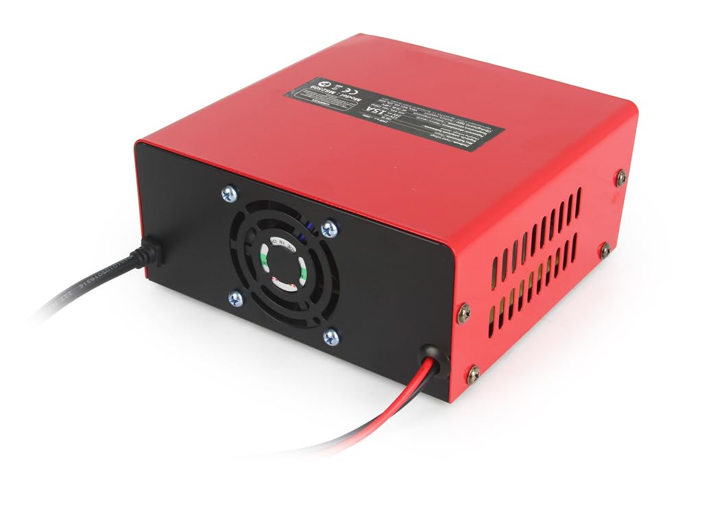 Caricabatterie Intelligente a Microprocessore per Auto Moto | 230V / 50 Hz | 15 A | Batterie Supportate VRLA, WET, GEL, EFB, AGM con Rilevamento Automatico | Sistema PWM | 8 Fasi di Carica