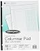 Column Pad, 3 Column, 3-7/16" Wide, 40 Line/Page, 11"x8-1/2", Green, 50/Pad WLJG7203