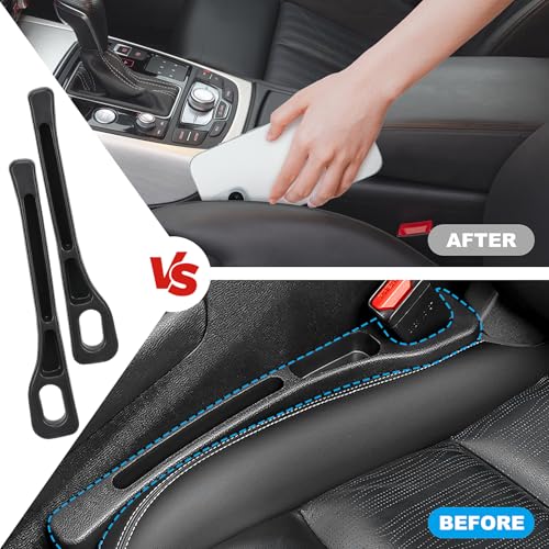 2er-Pack Aufbewahrungsbox für Autositz-Lückenfüller, 40,9 x 6,5 cm Autositz-Lückenfüller, aufbewahrungsbox für autositze, sitzspaltfüller auto, autositz lückefüller organizer, car seat gap box
