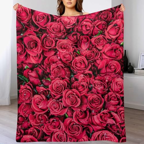 Couverture flanelle rose rouge plaid lit finitions de qualité - 7