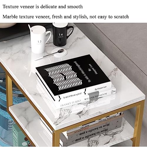Solution de rangement pour salon et chambre : console moderne au cadre en métal - 4