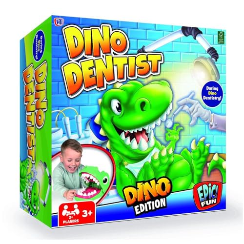 Dentiste dinosaure HTI, le jeu sans pile pour calmer l'ennui