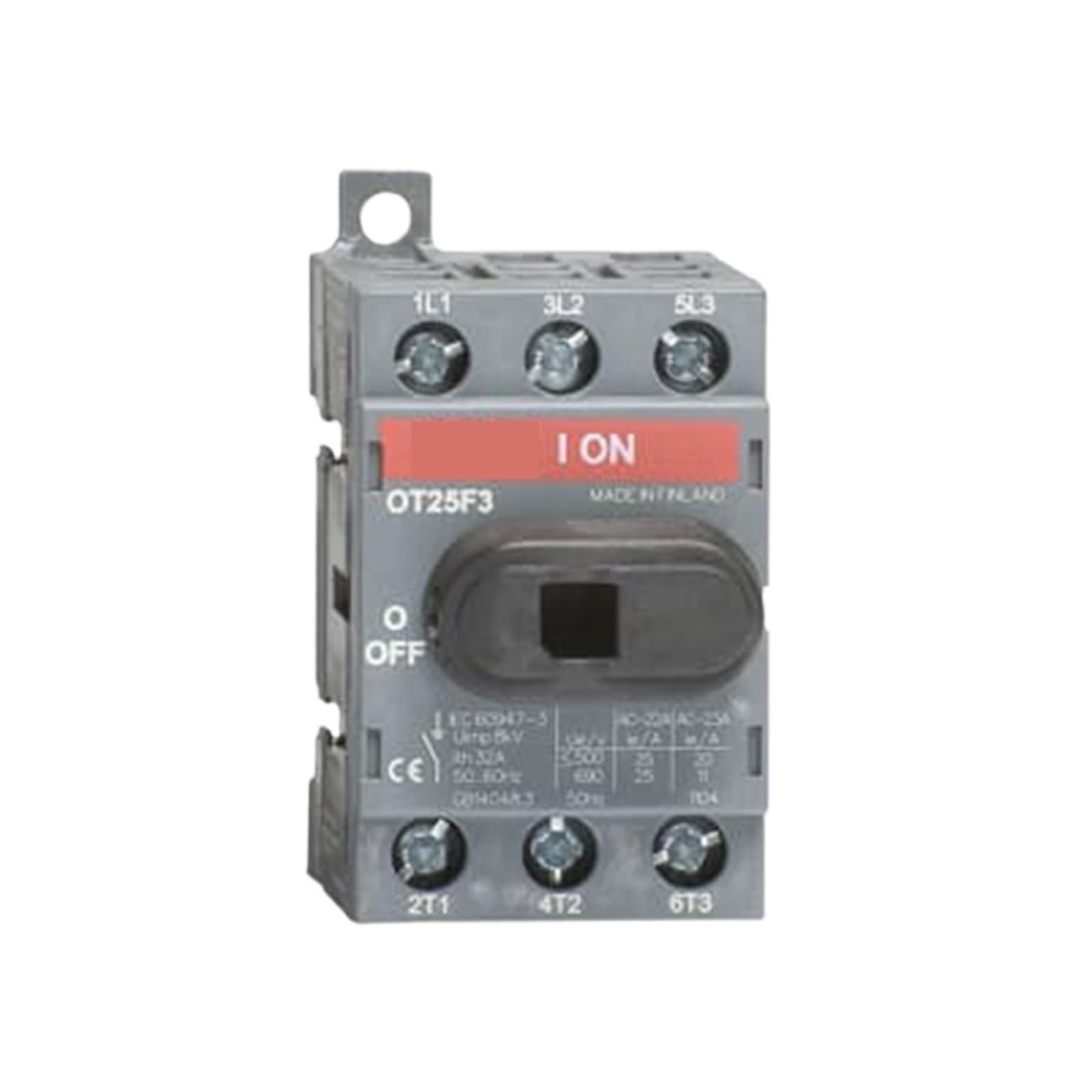 Interrupteur-sectionneur OT25F3 1SCA104857R1001 sectionneur triphasé 25A pour tableau