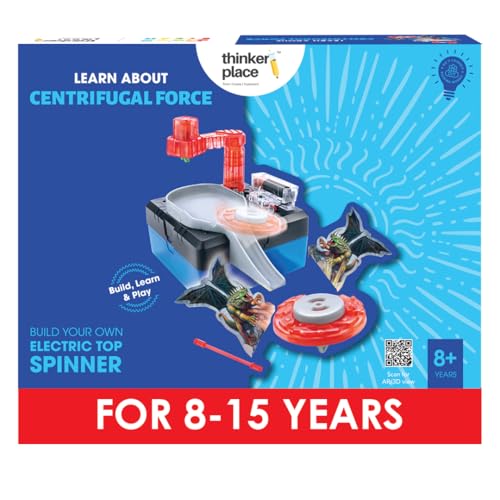 Image of Amazing Electric Top DIY Kit | Build, Learn & Play | STEM Toy for Kids Age 8+ | Centrifugal Force Learning Kit with AR Experience | Fun Educational Game