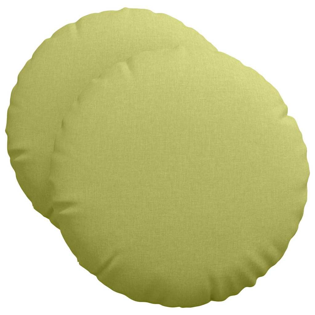 Juego de 2 cojines para el suelo, 50 x 50 x 19 cm, color verde claro