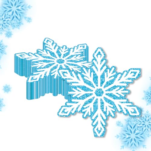 200PCS Christmas Paper Napkins Snowflake Shaped Guest Napkins Decorative Hand Towels Xmas Winter Snowflake Lunch Dinner Napkin for Xmas Bathroom Wedding Birthday Baby Shower Party Decoration