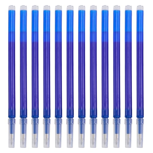 Pack de 12 recambios azules borrables de 0,7 mm para bolígrafos Pilot FiXion, tinta termosensible, escritura lisa de 400 m, punta de calidad japonesa,para escritura diaria y profesional