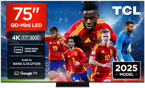 TCL 75Q7C Televisor 75 Pulgadas QD-Mini LED 4K Smart TV, 3000 nit...