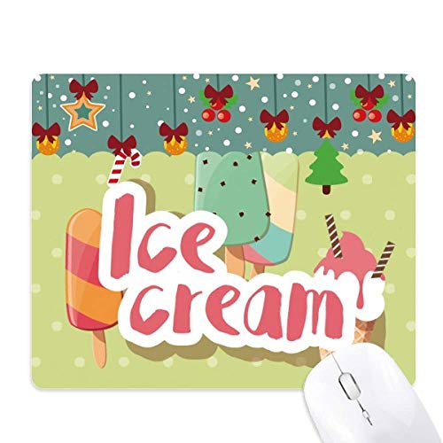 Tapis de souris en caoutchouc anti-dérapant vert Popsicle de jeu