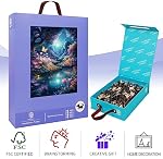 Mys Aurora Wooden Jigsaw Puzzles,200 Piece Garden Butterfly11.2 x 11.2 Inch Wooden Puzzles for Adults and kids,Unique Shaped Wood Puzzle,Beautiful Gift Package,Best Gift for Family Game Puzzles Medium