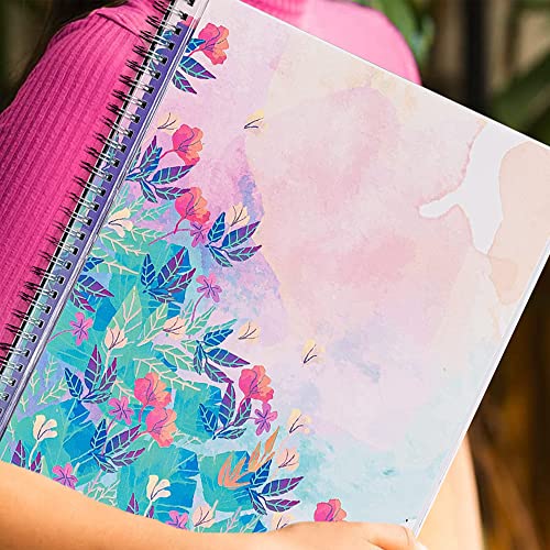 Simple Planner 2023-2024 Academic Planner - Ensight - 8.5 X 11" With Tabs, Weekly And Monthly Calendar, Business, Student Or Personal Day Planner For Women With Storage Pockets, Notes Pages, Thick Paper Runs July 2023 - June 2024 (Watercolor) #TOP6