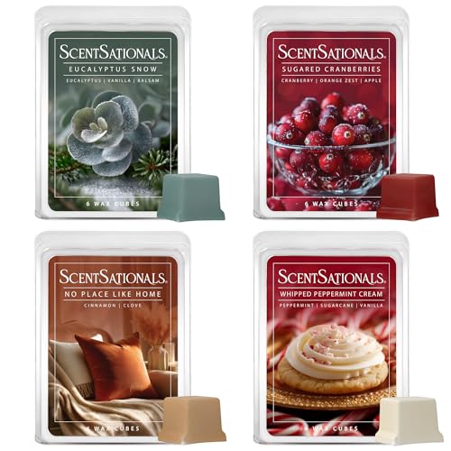ScentSationals Happy Holidays - Christmas Wax Melts Variety Pack