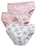 [Vaenait Baby] 2-9歳 キッズ 子供 女児 女の子 ショーツ パンツ 下着 3枚組 ブリーフ 子供用下着 アンダーウェア キャラクタデザイン ウサギ 動物デザイン 通気性 綿 コットン 伸縮性 ギフトセット Pink Cat XL