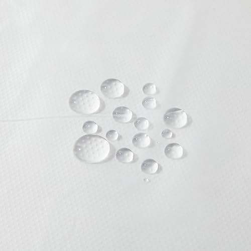 Miniatura 7 de Paquete de 200 delantales desechables de salón para estilistas, peluquerías, artistas, peluqueros, talla única (45.3 x 27.5 pulgadas), Transparente