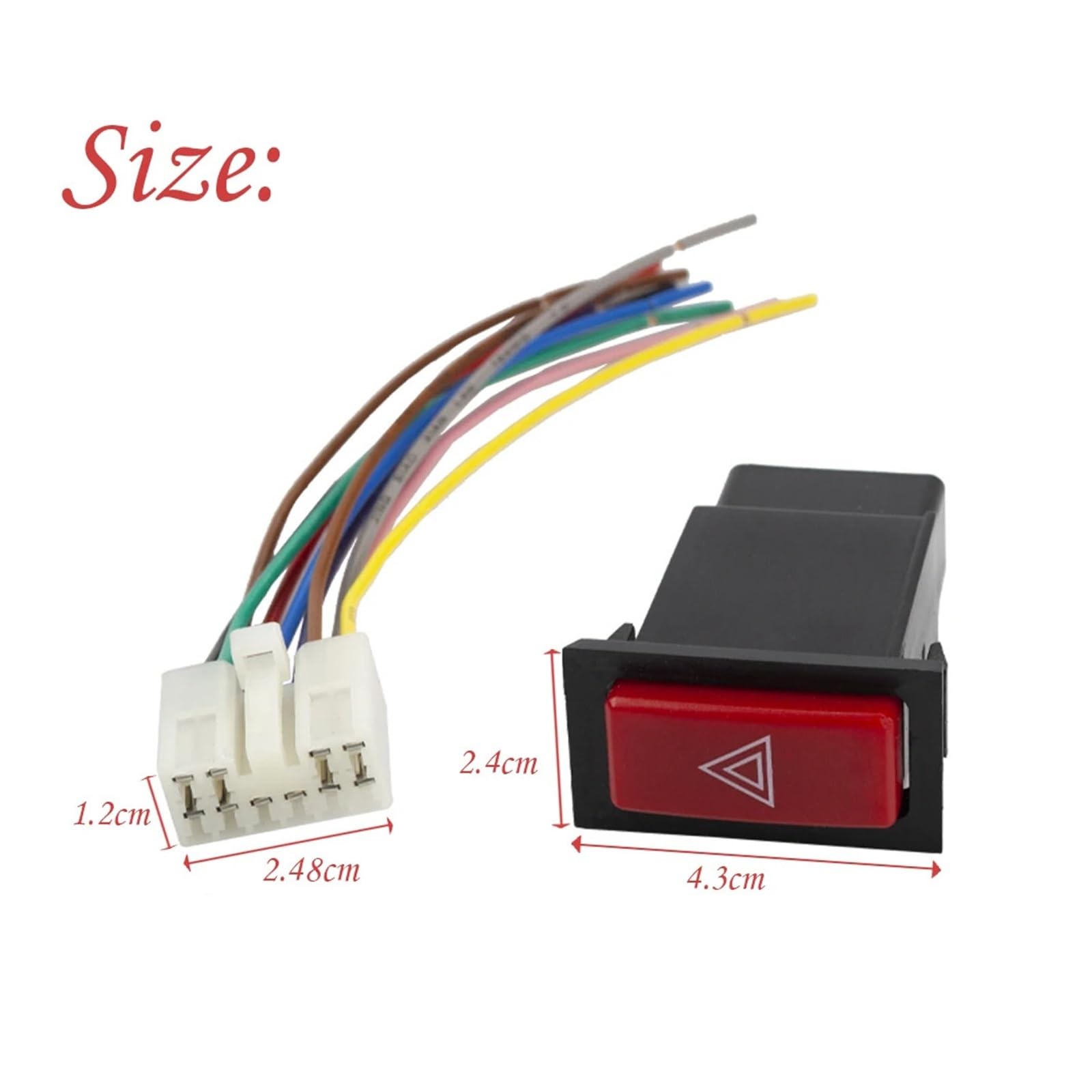 Amazon.co.jp: APAQVBCU(小さな店) 1 PCS 車用ハザード警告信号