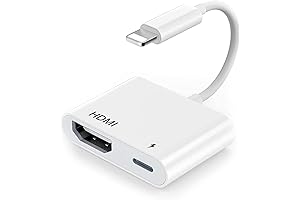1080P HDMI Adapter for iPhone and iPad | Screen Mirroring Adapter for iPhone and iPad