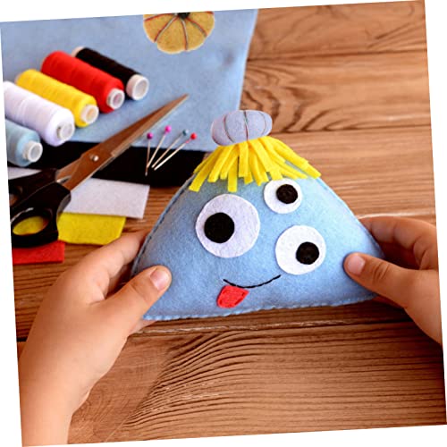 ibasenice Wool Felt DIY Handmade Pumpkin Halloween Doll Decoration 20pcs Felt Pumpkins Decorations Finished Product Felt Pumpkin Wool Felt Handmade Pendant