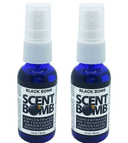 Scent Bomb Super Strong 100% Concentrated Air Freshener - 2 PACK (Black Bomb)