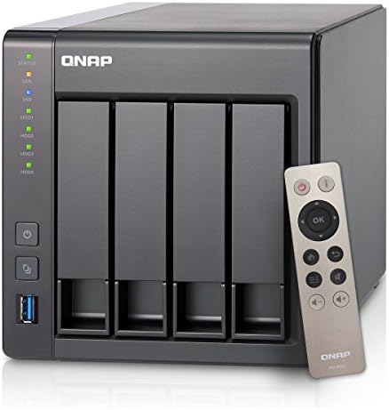 QNAP TS-451+-2G-US 4-Bay Next Gen Personal Cloud NAS, Intel 2.0GHz Quad-Core CPU with Media Transcoding