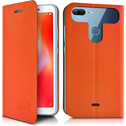 Etui à Rabat Couleur Orange (Ref.3-C) pour Wiko Jerry 3