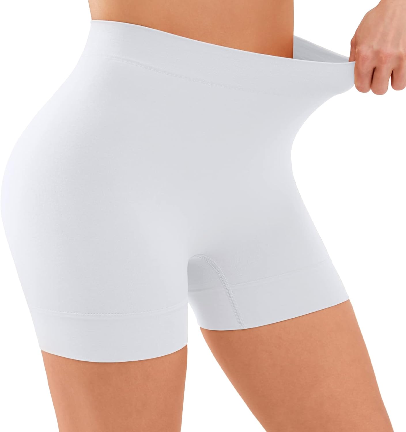 YADIFEN Slip Shorts for Under Dresses, Smooth Boyshort Panties for Women Anti Chafing Underwear Seamless Yoga Shorts