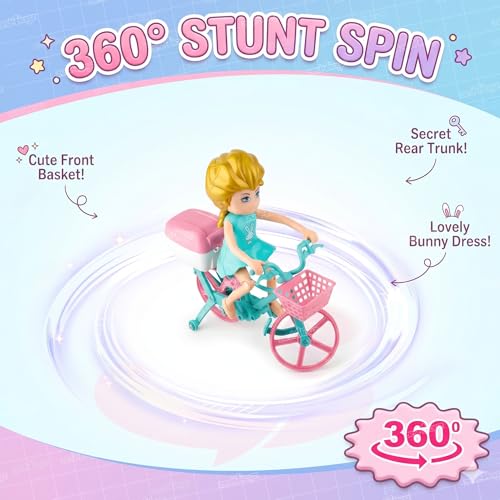 Image of Zest 4 Toyz Musical Toys for Kids Toys with Light & Sound Toys 360 Stunt Rotate Cycle Toy Crawling Baby Toy Birthday Gift for Kids Boys and Girls 12 Months+ (Random Color)