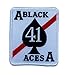 VF-41 / VFA-41 Black Aces Squadron Patch - Plastic Backing