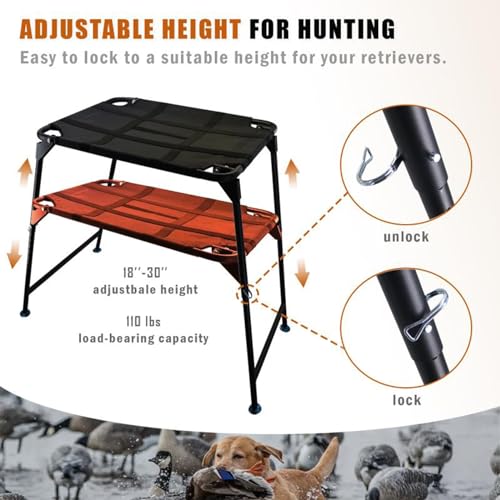 SORQINOTER Dog Hunting Training Platform,Adjustable Dog Agility Equipment,Adventure Activities in Various Wild Environments