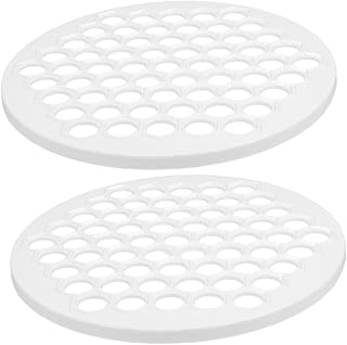 2pcs Dumpling Press and Ravioli Maker Reusable Plastic Dumpling for Homemade Empanadas and Russian Pierogi High Temperature Easy to Space Efficient Kitchen Tool