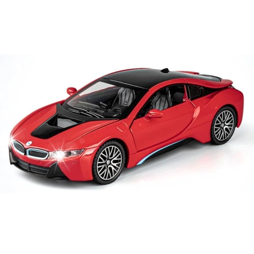 ミニカー i8 ミニカー 1/24 MOTORMAX BMW 2018 i8 Coupe 白色 限定品 予約