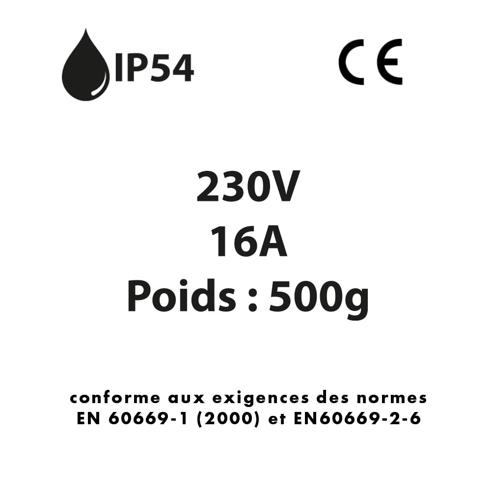 Inter pompier - dispositif de coupure de courant d'urgence pour enseigne lumineuse - Coffret coupure de courant pour pompier