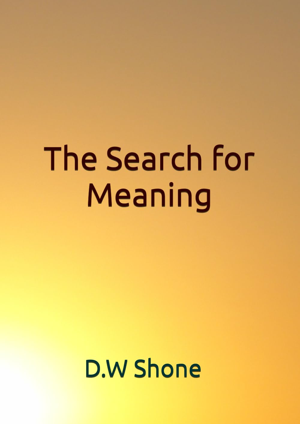 The Search for Meaning