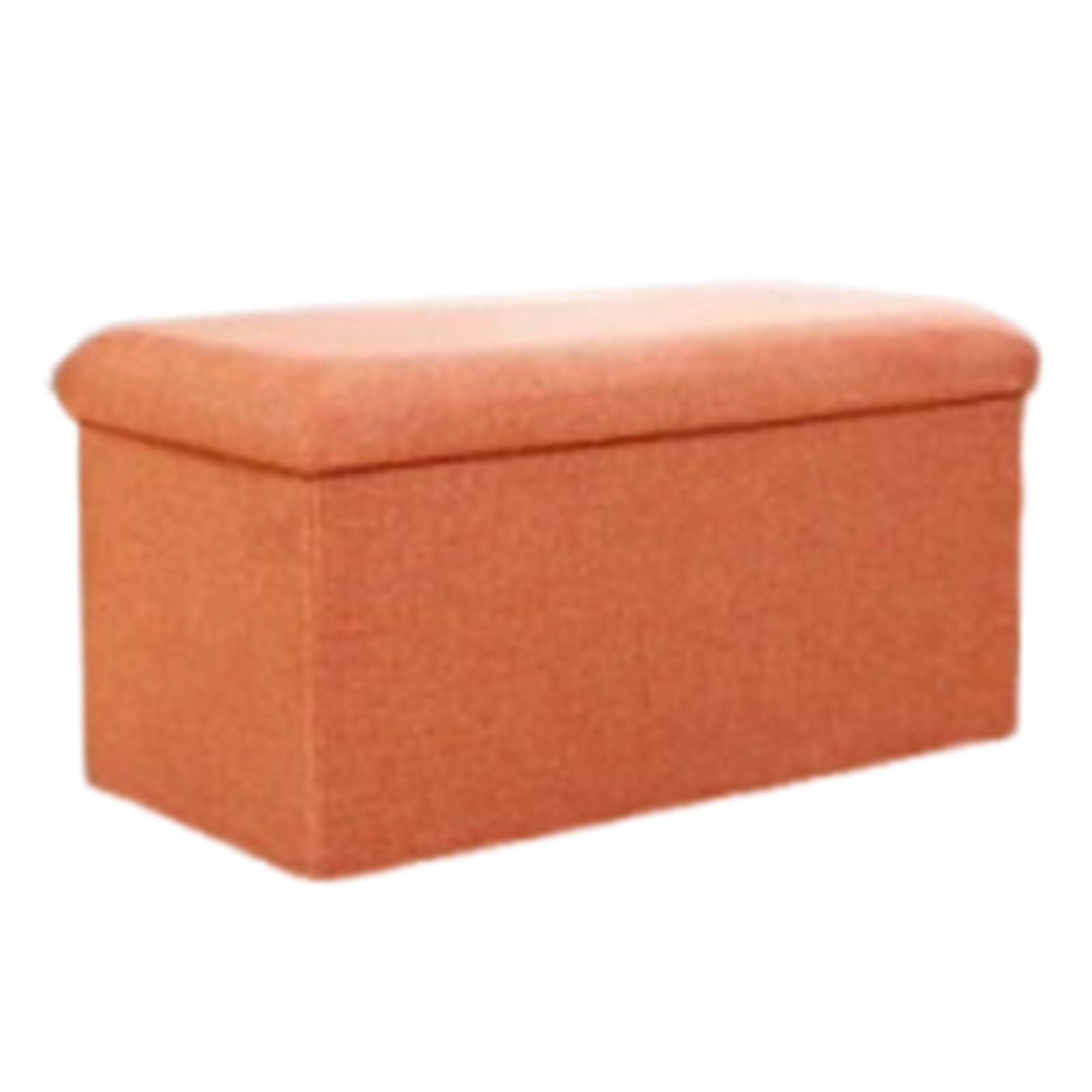 Pouf cube salon et chambre en lin repose-pieds gain de place petit dortoir