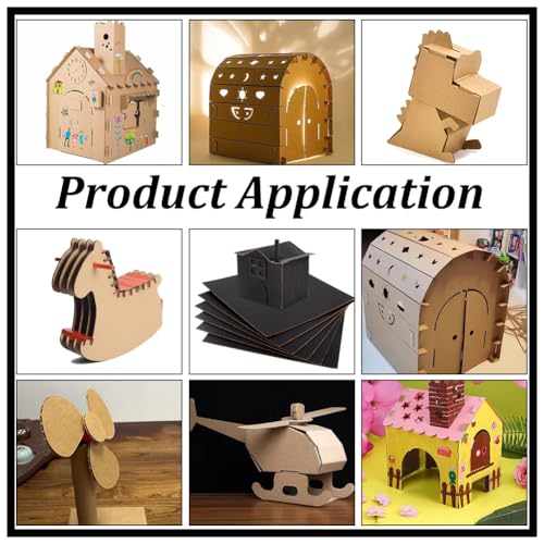 BENECREAT 30 Pack schwarzer Wellpappe Blätter, 30x30cm Quadrate flach Füllung einfügen Blatt Pads für Verpackung, Mailing, Umzug, 2mm dick