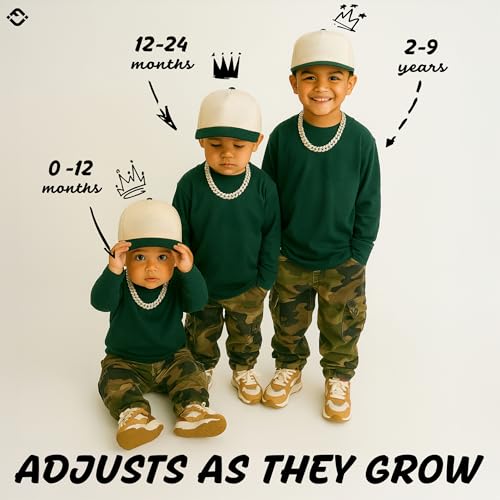 Funky Junque Kids Trucker Hat Baseball Cap - Two Tone Vintage Baby Baseball Cap, Infant Baseball Hat, Toddler Snapback Hat3