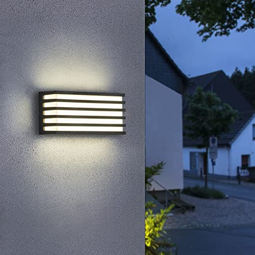 Dr.lazy 12W Led Wall Lamp Outdoor LED Wall Sconce IP65 Waterproof Wall Lighting Aluminium Modern Outside Wall Lights for Terrace Garden - Image 2