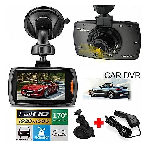 Dashcam Full HD 1080P con visión nocturna y gran angular de 140 grados 2