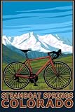 Lantern Press Steamboat Springs, Colorado, Mountain Bike 1000 Piece Jigsaw Puzzle for...