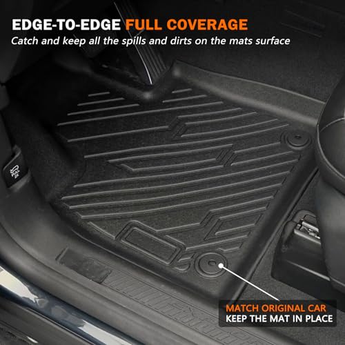 Tapis de sol Ford Explorer ensemble complet anti-dérapant à bords hauts