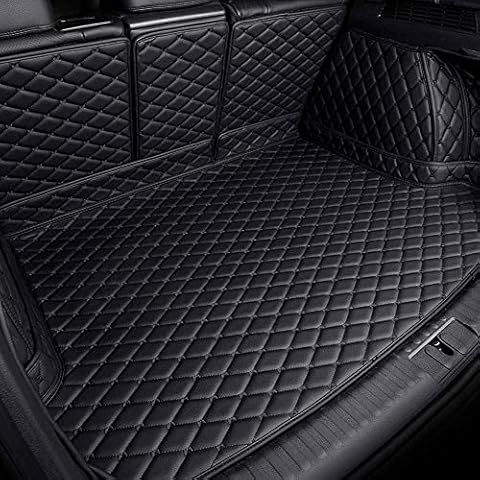 Leather Car Rear Trunk Boot Mats for Lexus NX300h NX300 NX200 2015-2017 Full Coverage Custom Tail Boot Tray Liner Durable All Weather Waterproof Trunk Protection Cargo Mat Anti-Scratch Rear Pad Cover