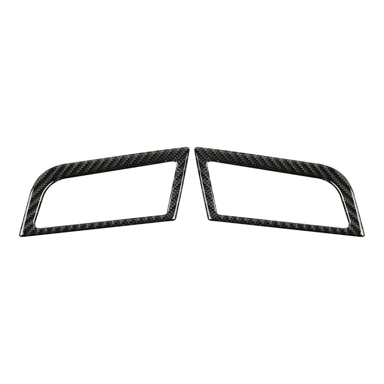 Car Interior Sticker for Mustang for GT 2015-2021 Auto for Dashboard Left and Right Air Vents Trim Stickers Frame Car Interior(Black)