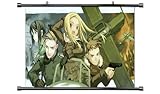 Allison And Lillia Anime Fabric Wall Scroll Poster (32" X 17") Inches