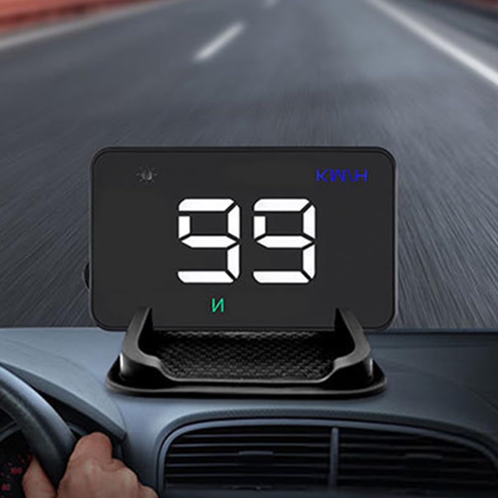 Gatuida Affichage Tête Hud Compteur de Vitesse Numérique Auto Moniteur de Vitesse Digital pour Écran de Véhicule Accessoire de Sécurité de Conduite