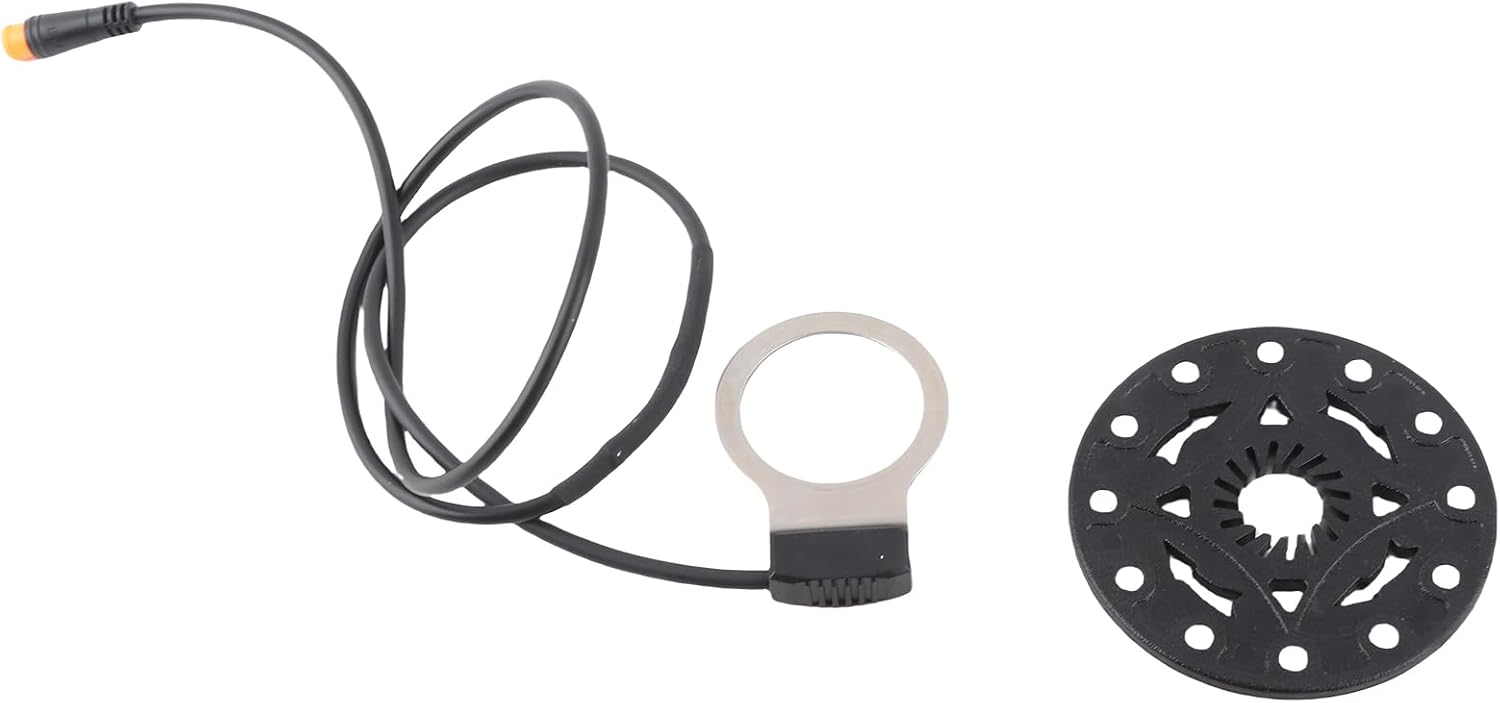 VGEBY Electric Bicycle Assist Sensor High Sensitivity 12 Magnets Right Dual Hall Sensor Waterproof Plug Cadence Speed Electric Bike Pedal Accessories
